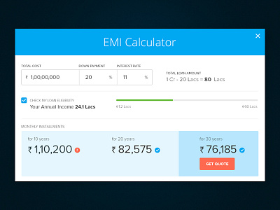 EMI Calculator calculator emi