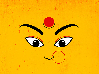 Happy Durga Pooja durga pooja mata yellow