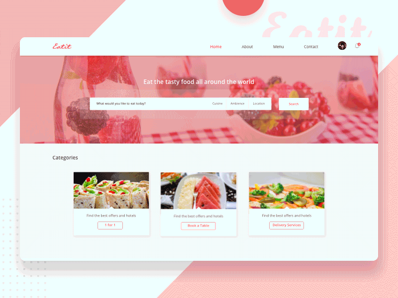 Landing Page: Restaurant Website