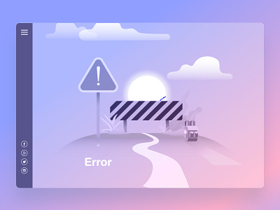 Dead ends are never boring 404 bot business characters cloud error flat design icons illustration states ui website