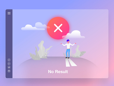No Result animation bot business characters cloud management flat design icons illustration security ui website