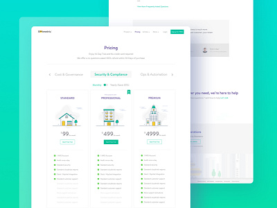 Botmetric animation bot business characters cloud management flat design icons illustration security ui website