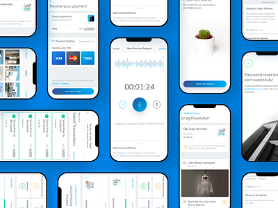 Emaar - Voice Note & App Screens