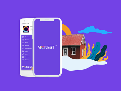 Monest - Design | Branding | Strategy app app design branding business design design app experience design front end front end development illustration mobileapp netbramha realestate strategy ui ui design user experience userinterface ux webapp