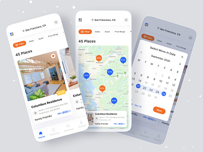 Long Stay App app design app design icon ui web ios guide app designer brand design brand identity branding branding agency branding concept branding design dribbble dribbble best shot ios app ios app design ios application long time stay map ofspace ofspace agency