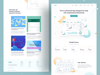 Tyro Landing UI brand brand design brand identity branding branding agency branding design finance finance app finance business finance logo finances financial financial app fintech fintech app fintech branding fintech branding studio fintech logo ofspace ofspace agency