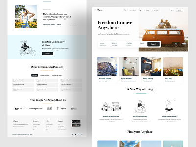 Freedom to move anywhere 2021 trend airbnb airbnb clone script dribbble dribbble 2021 ofspace ofspace academy ofspace agency real estate real estate agency real estate agent real estate branding real estate design real estate logo realestate