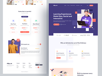 eLearning Web exploration I Ofspace by Ofspace UX/UI on Dribbble