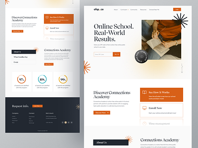 eLearning I Home page | Ofspace branding education education app education website edutech elearning elearning courses learning platform logo design online learning popular ui design uiux user interface design web web design website design