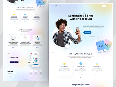 Fintech Home Page I Ofsapce
