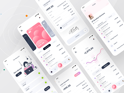 Tax management App I Ofspace app branding charts colorful finance app fintech fintech branding ios mobile mobile app design mobile ui money money management ofspace agency tax vector