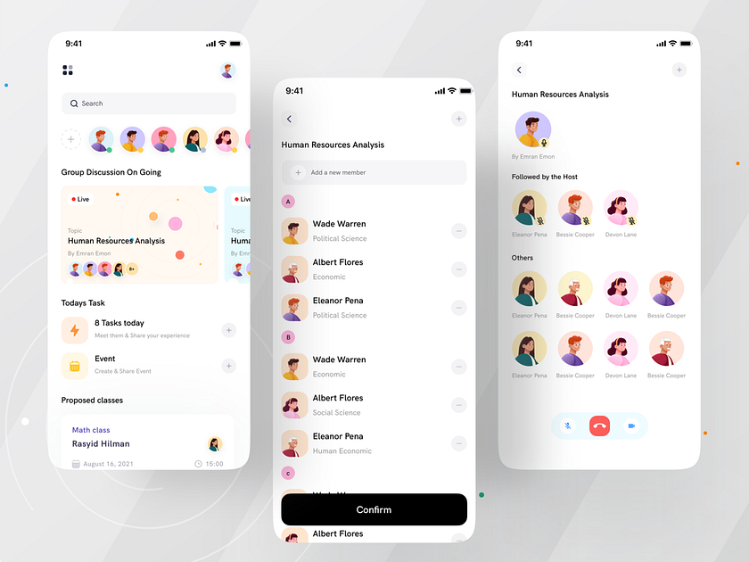 Group Study App I Ofspace by Ofspace UX/UI on Dribbble