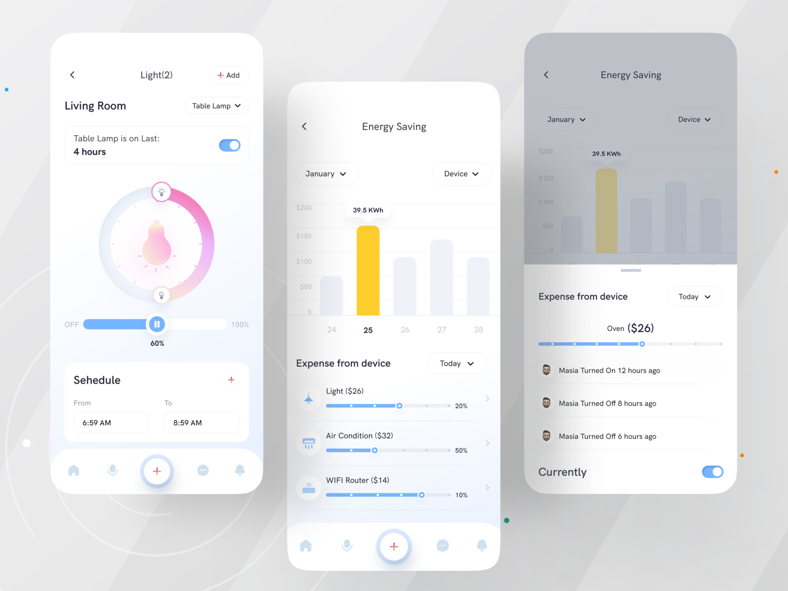 Smart home app I Ofspace by Ofspace UX/UI on Dribbble