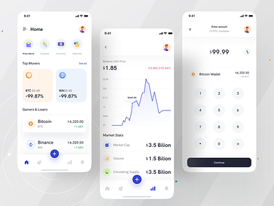Cryptocurrency App I Ofspace