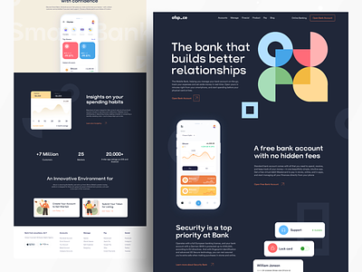 Banking Landing Page I Ofspace
