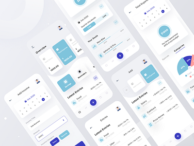 Flux - Expense Management UI Kit by Ofspace UX/UI on Dribbble