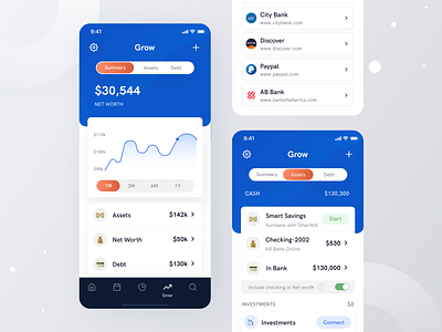 Money Management App I Ofspace banking clean ui debit card finance financial app fintech minimal mobile mobile app money app money management online banking ui ux wallet wallet app