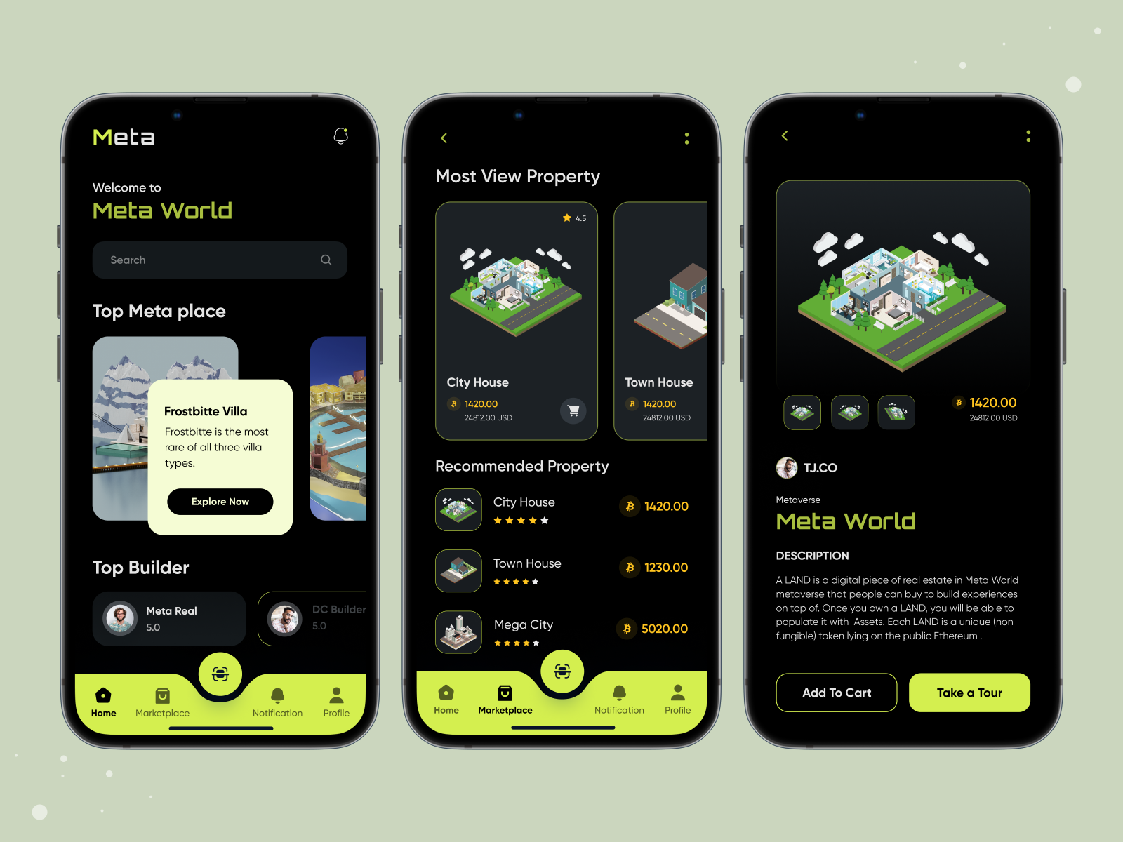 Meta Real Estate App I Ofspace by Ofspace UX/UI on Dribbble