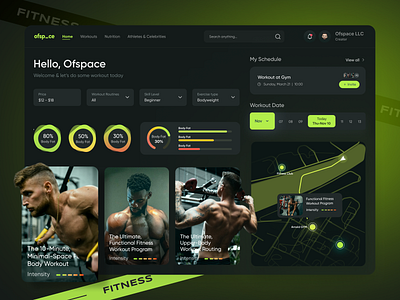 Fitness  Training Lesson Web-app