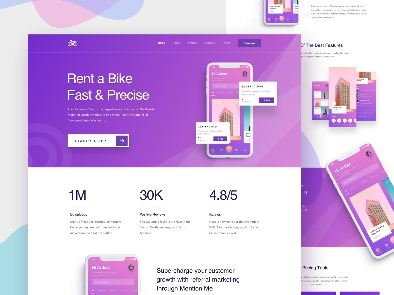 App Landing Page