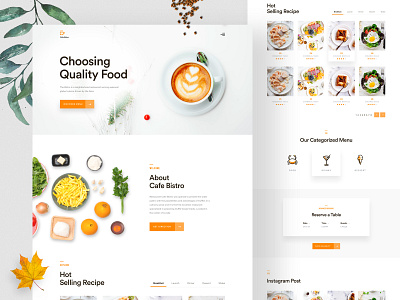 Cafe Website Designs Themes Templates And Downloadable Graphic Elements On Dribbble