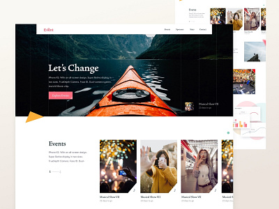 Events Website Design for 2019 event landing page event website website design 2019