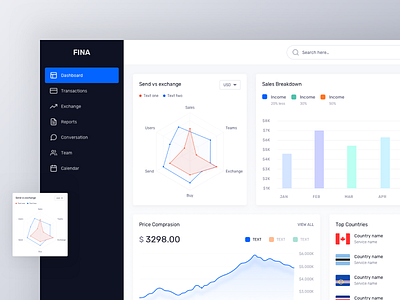 Finance Dashboard UI Kit