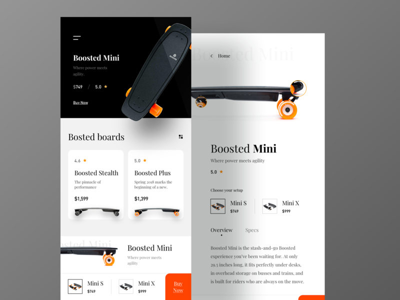 Boosted Board App app boosted board branding controller app dailyui design electrice skate ios ios app iphonex luova studio skate board typography ui ux