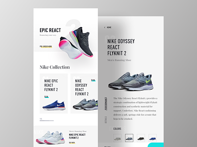 Sneakers Shop app adidas android app buy buy sell colorful design ecommerce ecommerce app flyknit2 ios luova studio nike shoe shop sneak peak sneaker sneakers ui