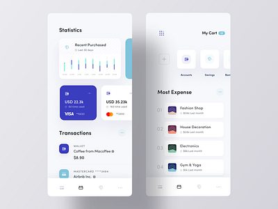 Personal Expense Manager App UI