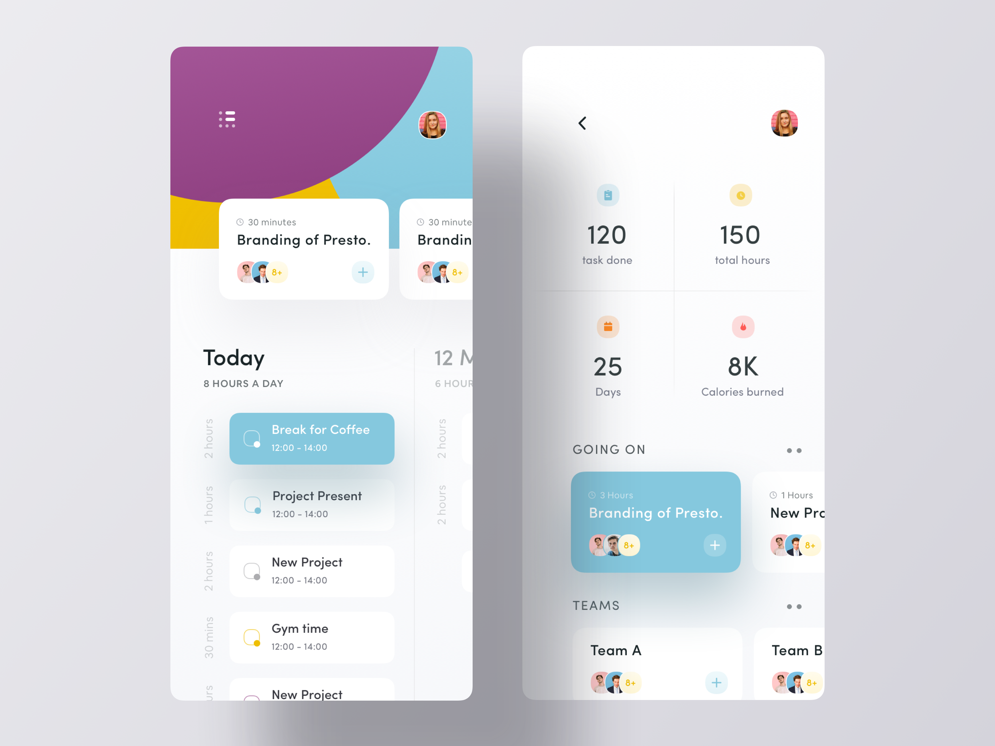Task Management App iOS by Ofspace UX/UI on Dribbble