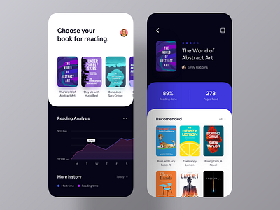 Book Analysis iOS App UI