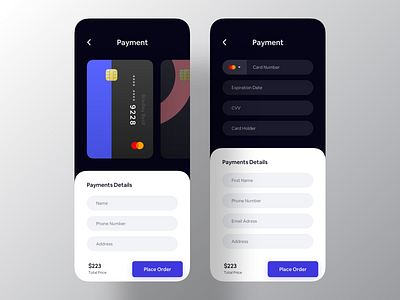 Payment Information app design app ui buy card credit card ios app design mastercard mobile app payment purchase