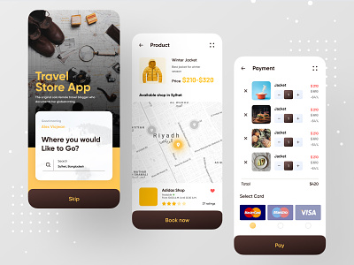 Travel Store App banking banking app bitcoin dribbble ios app money ofspace store store app store design travel travel agency travel app travel store traveling travelling wallet wallet app wallets