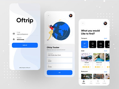 Oftrip - Business Travel Mgt App booking booking app booking system booking.com bookings hotel app hotel booking hotel branding hotels ios app ofspace oftrip travel travel agency travel app traveling travelling wallet wallet app
