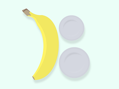 36 Days of Type - B 36 days of type b banana illustrator simple typography vector