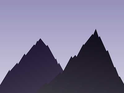 36 Days of Type - M 36 days of type illustrator landscape m mountains typography vector