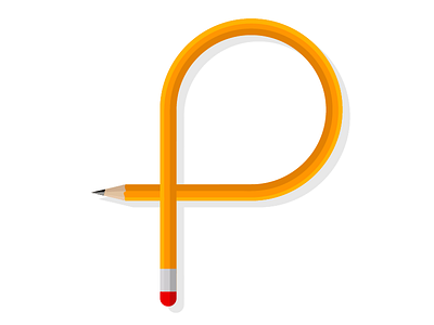 36 Days of Type - P 36 days of type illustrator p pencil simple typography vector