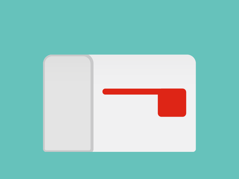 Mailbox Icon icon illustration illustrator mail mailbox simple vector