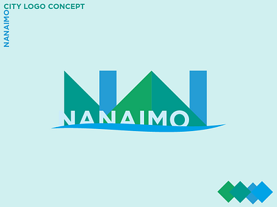 Nanaimo City Logo Concept branding city concept digital ideation illustrator logo logo concept modern rough vector