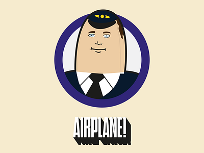 Introducing Otto As Himself airplane clean digital dribbbleweeklywarmup film flat icon illustrator movie outlined outlines simple vector