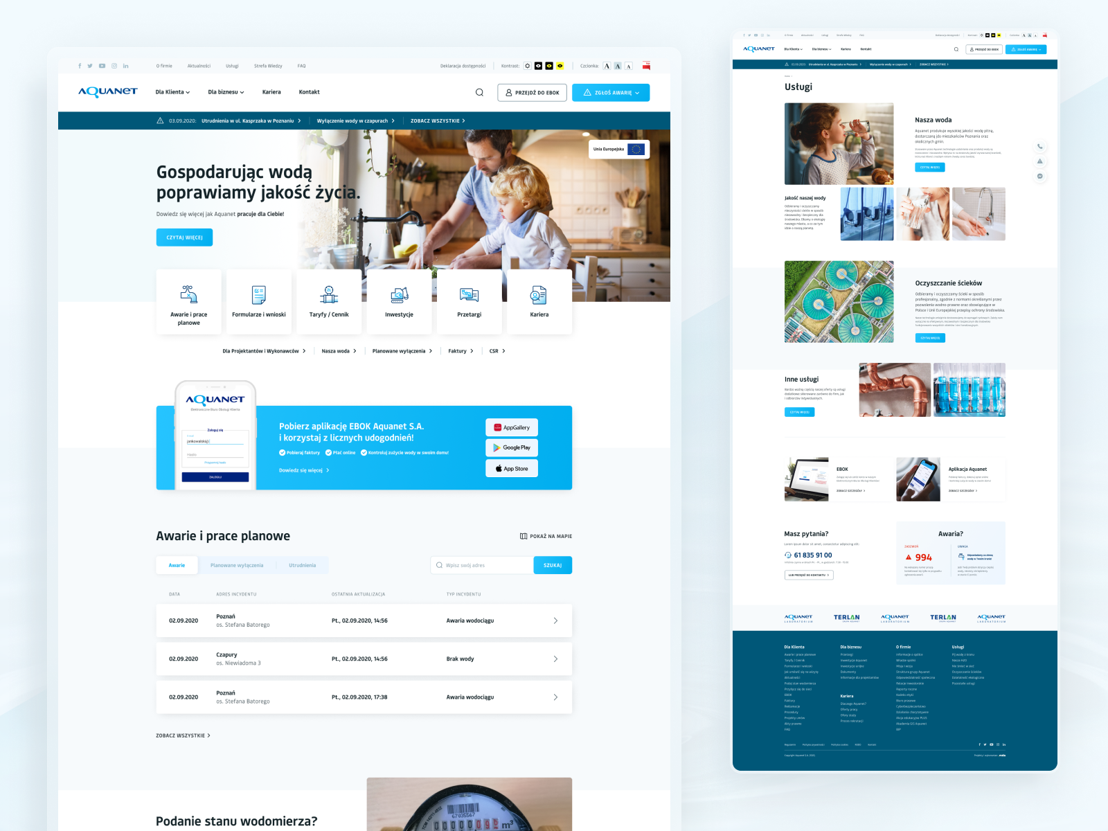 Aquanet - Website UI/UX by Jacek Troszyński on Dribbble