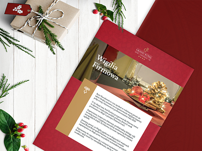 Christmas Eve Brochure for Grand Royal Hotel