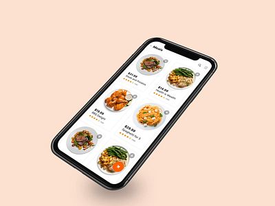 Pick a Meal | Day 003 add to cart animation ecommerce food grocery grocery app interaction challenge interaction design principle shopping ux uxdesign uxui web design