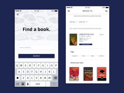 Bookstore App UI
