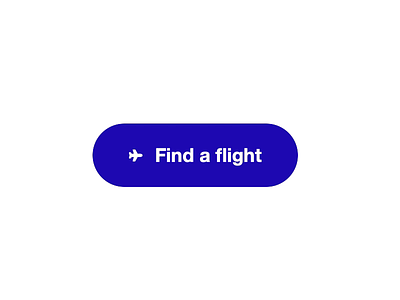 Flight Finder CTA | Day 001 animation button hover flight interaction design interaction design challenge loading animation principle ui web design