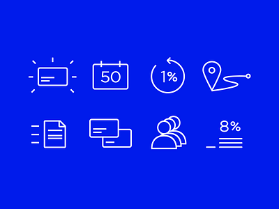 Outlined icons for svrbank.ru