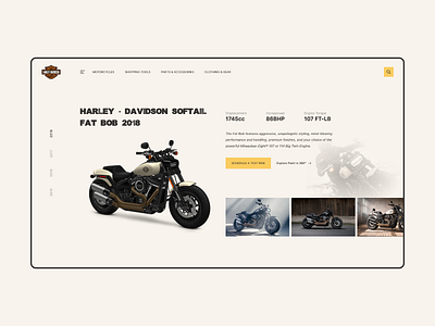 Harley-Davidson Fat Bob 2018 daily davidson fat bob harley motocycle webdesign