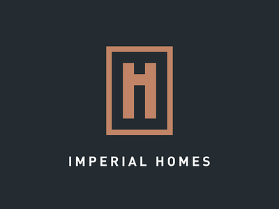 Imperial Homes branding builder homes logo property developer