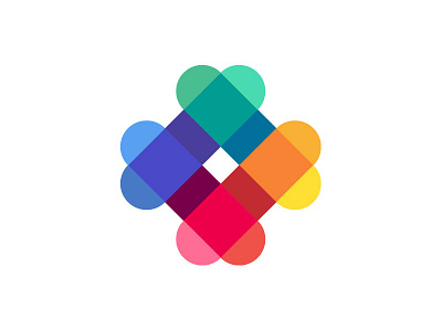 Logo Concept for Health App app branding colour health hearts logo